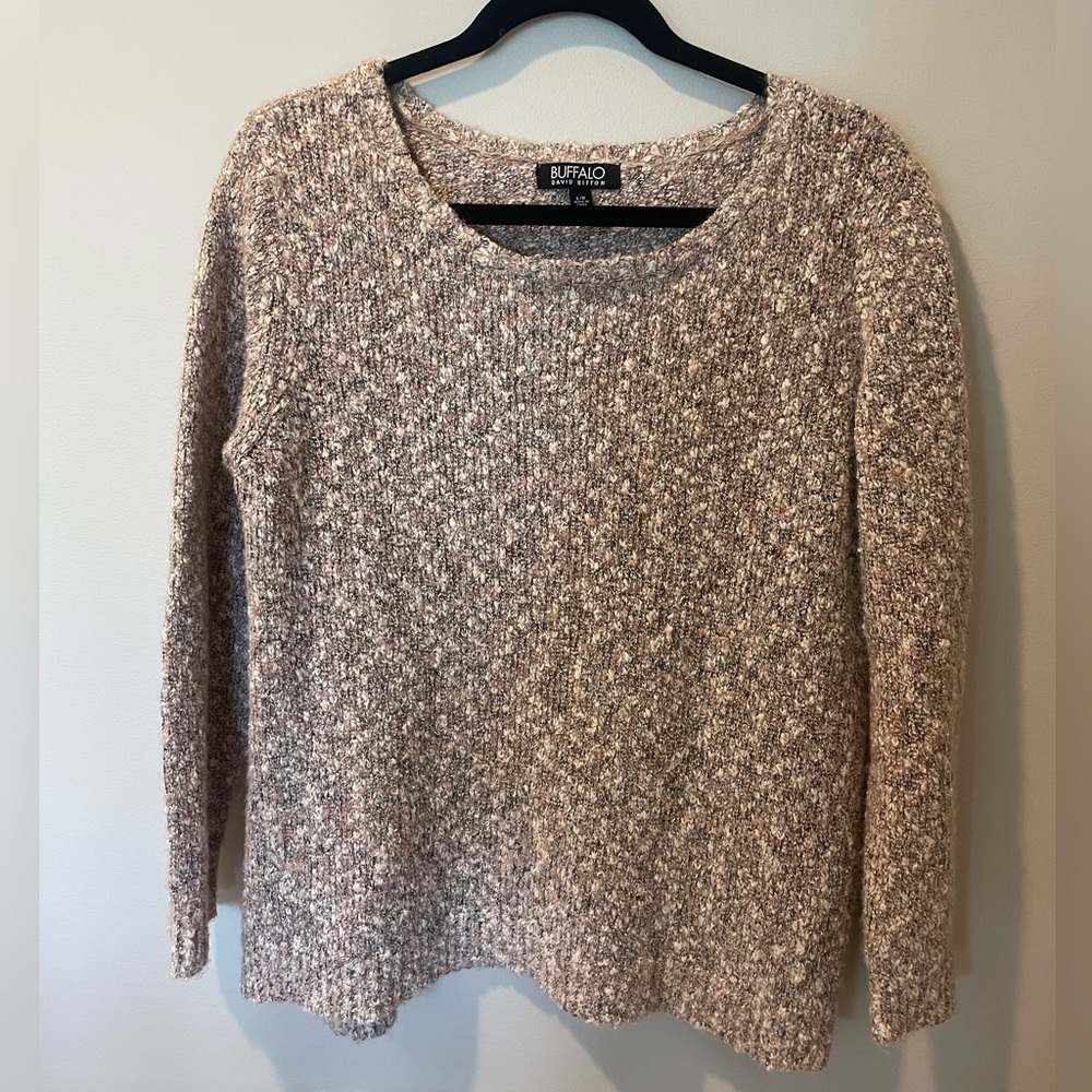 Sweater with speckled pattern, super comfortable